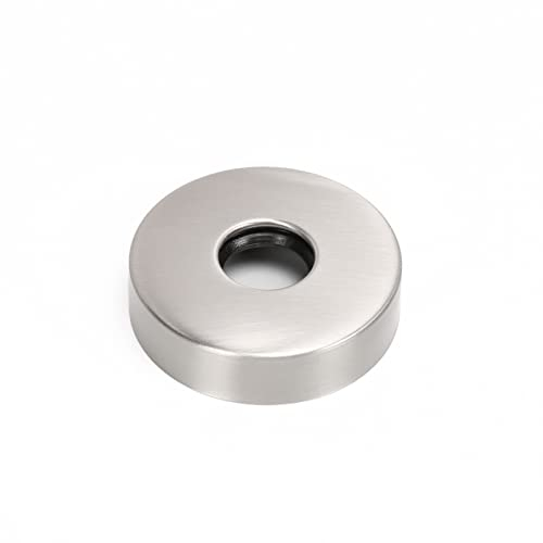 NearMoon Duscharm-Flansch, Edelstahl-Ersatz-Rosetten-Abdeckplatte für universellen Standard-Duschkopfarm (6,1 cm, gebürstetes Nickel)