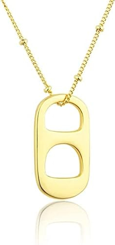 LIFKOME 2Pcs Soda-Halskette für Frauen Obx-Halskette Trendiger Schmuck für Teenager-Mädchen Outer Banks-Halskette Sodakappen-Anhänger-Halskette Büroklammer-Kettenhalsketten für
