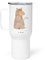 Mr. & Mrs. Panda XXL Thermobecher Alpaka Fahne - Geschenk, Lama, Lamas, Großer Thermobecher, XL Reisetasse, Liebe, Jumbo Becher, Autobecher