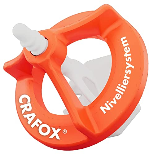 CRAFOX® Croisillon Autonivelant 3mm Kit | 150 Clips & 100 Cadrans Réutilisables | Système de Nivellement pour Carrelage | Pose Facile & Précise | Idéal pour Carrelage Mur & Sol | Joint Régulier