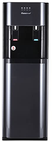 Water cooler dispenser, Bottom Loading Floor Standing,Bottled Chiller Commercial,Push Cup To Take Water Cold And Hot Dual Function (Deep grey,)