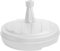Spetebo Pied de parasol rond en plastique - Diamètre : 43 cm - Blanc - Support de parasol à remplir avec 13 litres d'eau ou de sable - Support de parasol
