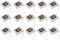 Abiyou 15PCS Muslimische Schlüsselanhänger,Islamische Dekoration Keychain, Arabisch Koran Schlüsselanhänger,Mini Koran Schlüsselanhänger,Mini Koran Anhänger,für Handtasche Geldbörse (Silber)