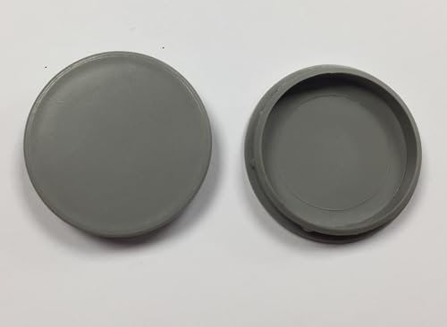 35mm Hinge Hole Cover Caps 10 Pces Medium Mid Slate Grey Colour for Kitchen Cabinets