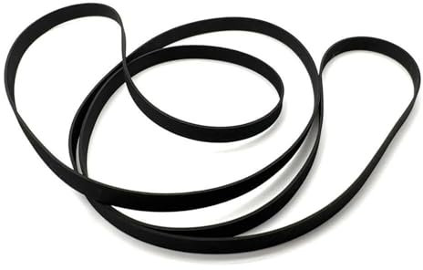 1 correa de transmisión plana de 4 mm de ancho y 0,6 mm de grosor para tocadiscos, reproductor de vinilos LP, fonógrafo y gramófono(Fold Length 250mm)