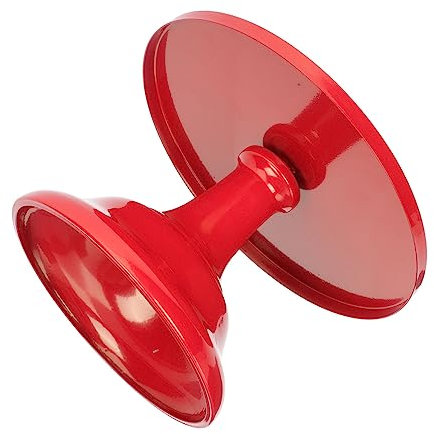 Amosfun Alzata Per Dolci in Ferro Bandejas Para Comida Snack Ripieni Per La Calza In Piedi Tortiera a Cupola Vassoio Scolapiatti Decorazioni Per Matrimoni in Oro Torta Rosso Ferro Da Stiro