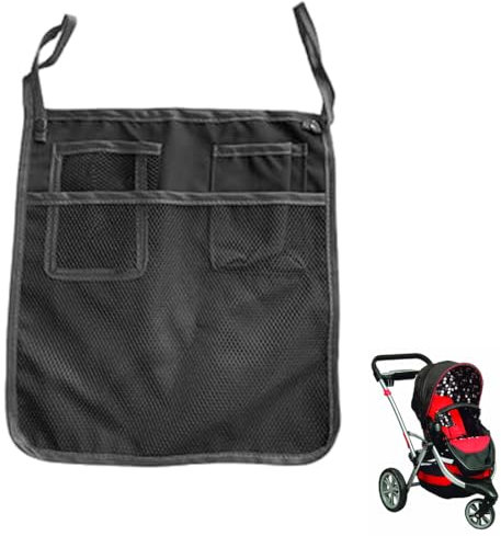 Pram Organiser: Universal Shopping Net & Stroller Organiser with Multifunctional Bag for Buggy & Baby Pushchair, 1 Piece,einkaufsnetz