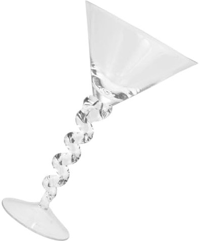 Cabilock Novelty Martini Glasses Twist Martini Glass Cocktail Glass Holder Elegant Wine Drinking Cup