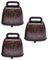KGDUYC Campane in Metallo Antico, per Mucca, Cavallo, Pecora, Rame, bovini, Campane in Ottone, Campane in Metallo per Animali Domestici, campana da mucca d'epoca (3, Bronzo rosso)