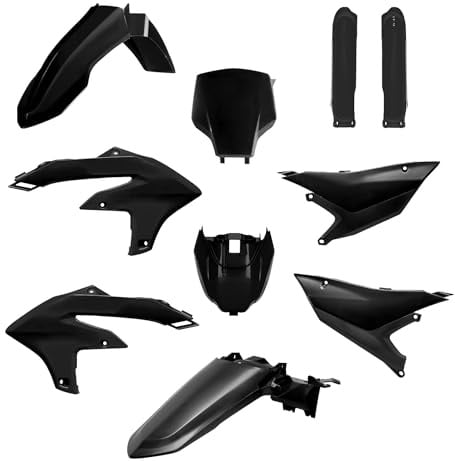 POLISPORT 91667 - Komplettes Plastik-Kit für YAMAHA YZ450F 26' - mit perfekter Passform und OEM-Qualität für Offroad-Einsatz, Farbe Schwarz