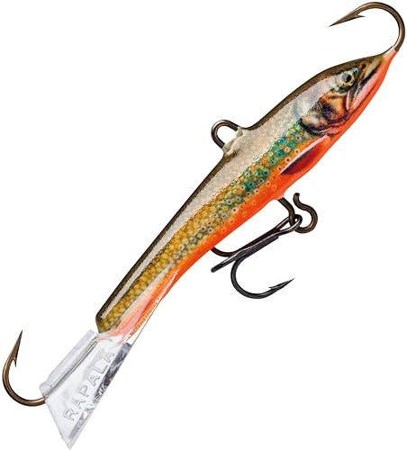 Rapala Unisex-Adult Jigging Rap Angelköder-Natürlich Schwimmendes Angelzubehör-Jig-Köder-Variable Lauftiefe-Fischköder 7cm, 18g-Hergestellt in Estland-Live Char, 7 cm / 18 g