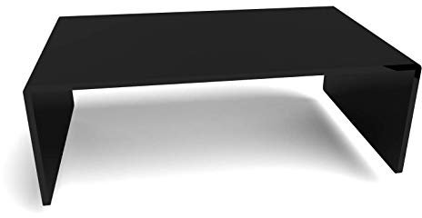 Monitor/TV Riser Display Stand Gloss Acrylic (Black)