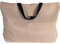noTrash2003 Große Einkaufstasche aus Jute und Baumwoll-Mischgewebe, ideal für Strand, Freizeit, Shopping oder Sport, Navy-Natur, Navy-Rot oder Naturfarben