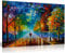 Leonid Afremov Ölgemälde auf Leinwand, abstrakt, für Wohnzimmer, Heimdekoration, Freshness of Cold, 91x61cm (36x24in)