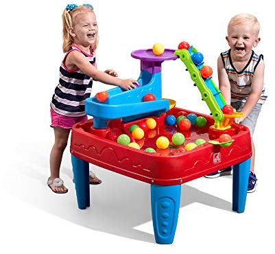 Step2 Discovery Ball Water Table with Balls | Water toys with 13 accessories | Toy activity table for indoor or outdoor/garden