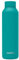 Quokka Solid Bold Turquoise Powder Bouteille en Acier Inoxydable 630 ML Noir