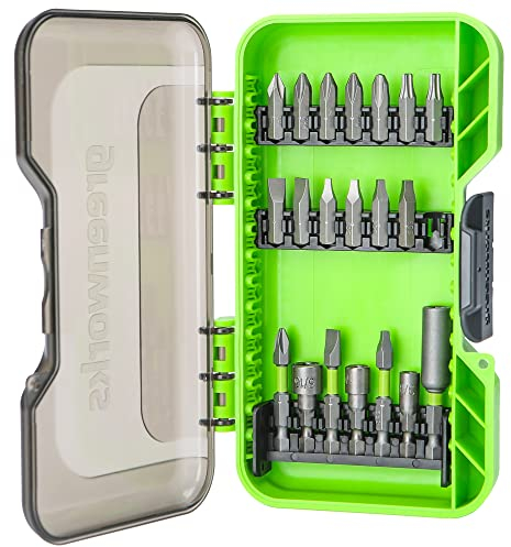 Greenworks 20-teiliges Schraubendreher-Set, für Schlagschrauber