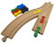 Holzschienen Adapter Verbinder passend/kompatibel für Thomas - Brio - IKEA Holzschienen (10 Stück) - Bunter Mix, Schwarz