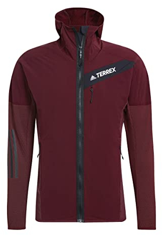 adidas Herren Polarfleece-Full Zip Tr Flooce Hdj, Shadow Red, H55941, S