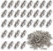 Regalhalterung Heringe, 100 Stück Metall Regalstifte, Durchmesser 5 mm, Regalhalterung Heringe, Unterstützung geteilter Stift Regalstütze für Schrank Möbel Schrank