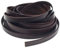 RUBY 10 mm x 2 mm Lederband Flach，Lederriemen Flach，Lederbänder，Lederriemen Meterware,lederband breit,leder meterware(5 Meter, Antik Braun)