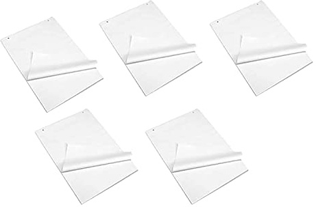KAV A1 Flipchart Paper Pad, Bleed-Proof Plain Perforated Sheets, 40 Sheets Flip Chart Pad, 813x584mm for Office, Presentation, Classroom, Restaurant, & Home Use (Pack of 5)