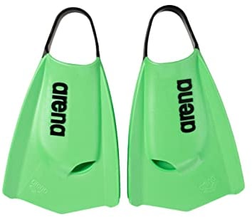 ARENA Powerfin PRO II Pinne da Allenamento Piscina, Pinne Nuoto Piscina da Adulti, Pinne in 100% Silicone, Pinne Corte Nuoto Piscina Confortevoli