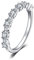JewelryPalace Verlobungsring Eheringe Ring Silber 925 Damen, Zirkonia Silberringe Trauringe Damenring Vorsteckring Hochzeitsringe Antragsring Memoirering Ewigkeitsring Band Ringe Set, Damen Schmuck 53