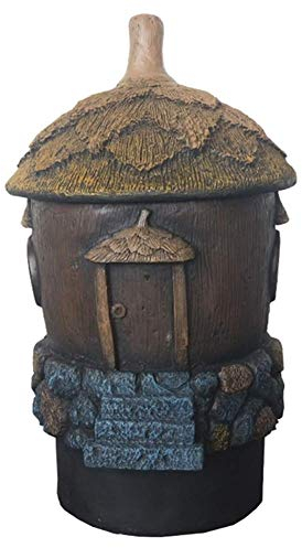 JYCCH Poubelle à Compost de Jardin, gobelet à Compost 58L, Seau à déchets de Jardin, Poubelle à Compost de déchets de Cuisine en résine, décorations extérieures pour Jardin