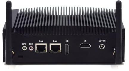 WEIDIAN Lüfterloser PC Industrie Mini PC lüfterlos Win 11 Pro i5 16GB RAM 256GB SSD Core i5 8350U Mini Desktop Computer 4K 2HD, 2RS232 COM, 2Gigabit LAN, 8USB Linux Auto Power On für Business Home
