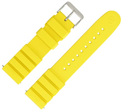 Victorinox Uhrenarmband 22mm Kunststoff Gelb - 005329