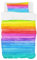 Zomer Bettwäsche 135 x 200 cm Regenbogen Motiv Bettbezug Set 2teilig Weich Mikrofaser Bettwäsche Deckenbezug - 1 Flauschige Bettbezug und 1 Kissenbezug 80x80cm