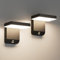 K-Bright 2Stück außenlampe mit bewegungsmelder, Aussenleuchte Mit Bewegungsmelder Außenlampe LED Wandleuchte Aussen für Balkon, Garten IP65 wasserdicht schwarz