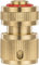Poppstar Raccordo a scatto per canna dell’acqua con water stop per tubi da 1/2 pollice (13 mm)