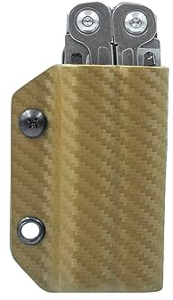 Clip&Carry Schnellziehholster, passend zum Leatherman Sidekick, Wingman, Rebar & Rev (braun)