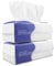 Disposable Face Towel 120 Count Cotton Tissue Dry Face Wipes Face Cloths for Women, Ultra Soft CleanTowels for Washing Face, Makeup Removing 20x20cm (EF Pattern)
