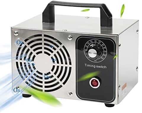 Generatore di Ozono 60,000 mg/h Ozonizzatore per Ambienti Portatile Macchina Ozono per Casa Purificatore d'Aria (60000 mg/h)