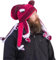 SHAVERUSH Handgewebte Gestrickte Mütze, Erwachsene Unisex Lustige Cartoon Octopus Lange Tentakel Augen Hut Cosplay Hut Party Requisiten Halloween (A)