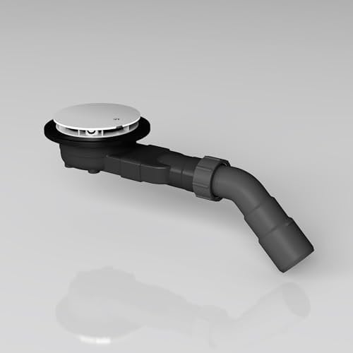 doporro Ablaufgarnitur für Duschwanne, Duschablauf für Duschtasse mit Ablaufloch von Durchmesser 90 mm, Geruchverschluss mit Haarsieb, hohe Ablaufleistung AL05