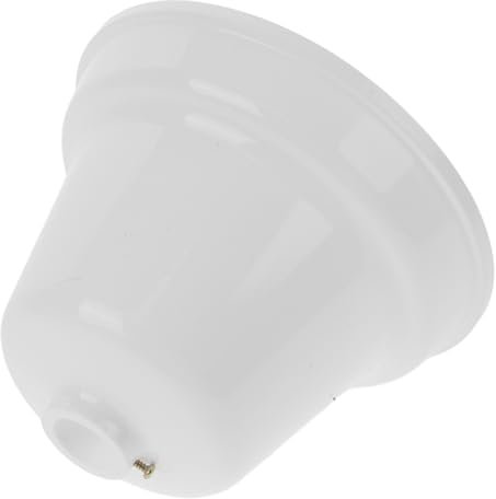 ROMISBABA Ceiling Fan Dust Cover Ceiling Fan Parts Kit Outdoor Decorative Bottom Canopy Kit Canopy Ceiling Fan Bathroom Ceiling Light Ceiling Light Plate Mesh Floor Fans Covers White Plastic
