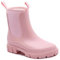Harssidanzar Donna Stivali da pioggia corti Scarpe da giardino impermeabili Antiscivolo Caviglia Chelsea Boot per lavoro all'aperto HL216EU, Rosa, Taglia 41