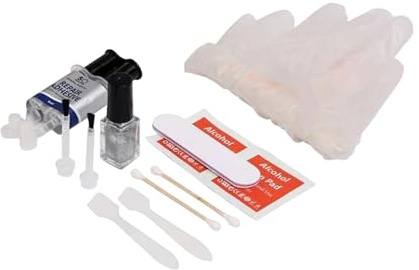 Neilsen CT5313 Alloy Wheel Repair Kit - Fix Curb Rash, Scratches, Dents on Alloy, Steel, Synthetic Wheels & Hubcaps - Includes Adhesive, Paint, Gloves, Tools