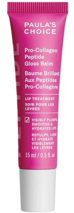 Paula's Choice Pro-Collagen Peptide Gloss Balm, Sheer Pink, 15 ml | Lip Pflege - Spendet Feuchtigkeit & Glättet Lippen - Anti-Aging - Nicht Klebrigen mit Glossy Finish - mit Sheabutter