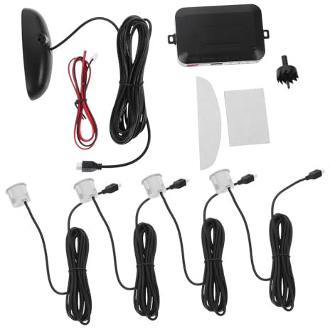 Beatifufu Kit Sensori Di Parcheggio Per Paraurti Posteriori Display Led Wireless e Sensore Di Parcheggio Posteriore Accessorio Per Auto