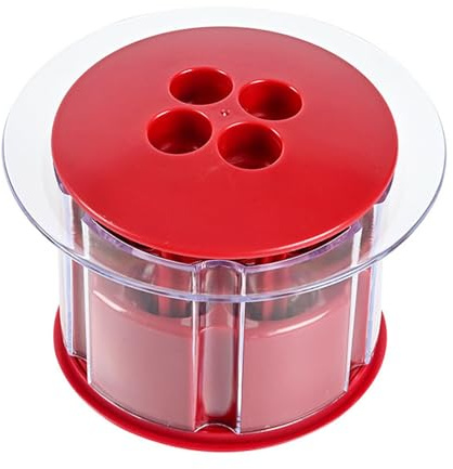 NVOQILIN Snocciolatore per ciliegie a 7 fori, efficiente, strumento ergonomico per rimuovere noccioli di ciliegie, per cucina e negozi di succhi di frutta