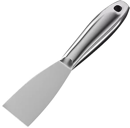 Stainless Steel Putty Knife, 1pcs Filling Scraper for Drywall Joint, Wall Repair, and Wallpaper Removal(2inches)