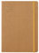 Nu Notizbücher – Kraft-Serie – Manila-genähter Rücken A6 Notizbuch – Schreibwaren-Notizbücher – Professioneller Notizblock – 120 Seiten