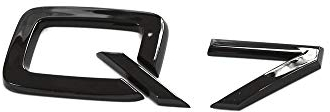 Audi 4M0853741AT94 Schriftzug Q7 Tuning Exclusive Black Edition Emblem, schwarz