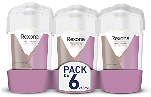 Rexona - Maximum Protection Deo-Stick Confidence, Multipack - 6 x 45 ML