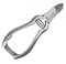 Tradineur - Alicates de pedicura, cortaúñas de Acero Inoxidable, tenazas, Pinza para uñas de pies Gruesas y duras, uñas encarnadas, Profesional, 14 cm